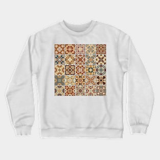 Mosaic tile tribal pattern Crewneck Sweatshirt